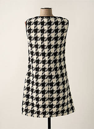 Robe courte sans manche sans manche noir MALOKA femme
