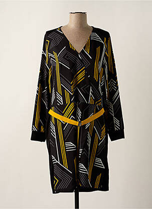 Robe mi-longue manches longues manches longues jaune MADO ET LES AUTRES femme