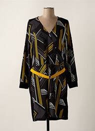 Robe mi-longue manches longues manches longues jaune MADO ET LES AUTRES femme