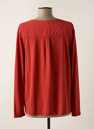 Blouse manches longues manches longues orange KATMAI femme