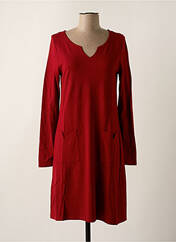 Robe mi-longue rouge MALOKA pour femme seconde vue