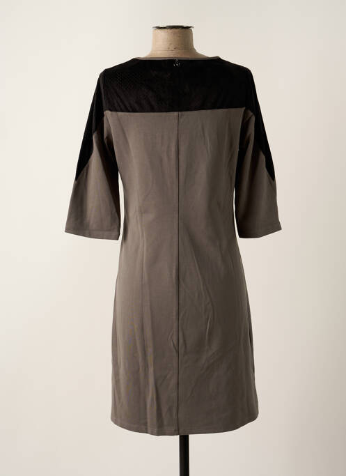 Robe courte gris MALOKA pour femme