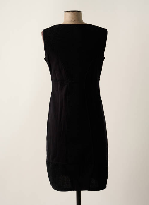 Robe mi-longue noir MALOKA pour femme