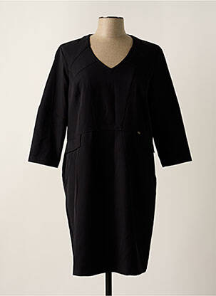 Robe courte manches 3/4 manches 3/4 noir MADO ET LES AUTRES femme