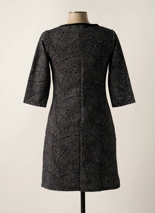 Robe mi-longue noir MALOKA pour femme