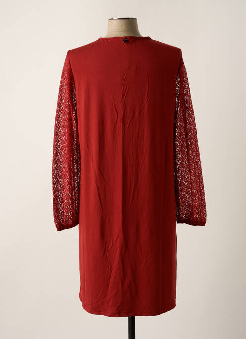 Robe mi-longue rouge MALOKA pour femme
