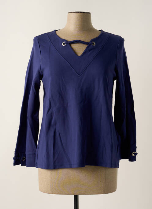 Top bleu MALOKA pour femme