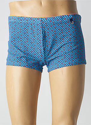 Short de bain imprimé fantaisie bleu HOM homme