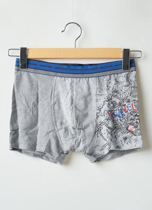 Boxer gris MASSANA pour homme