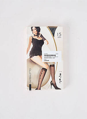 Chaussettes noir GAMBALETTO pour femme