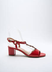 Sandales/Nu pieds rouge SWEET pour femme seconde vue