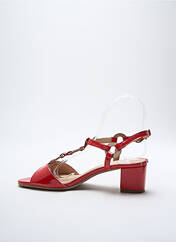 Sandales/Nu pieds rouge SWEET pour femme seconde vue