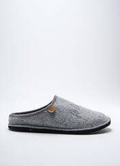 Chaussons/Pantoufles gris CHAUSSE MOUTON pour homme seconde vue