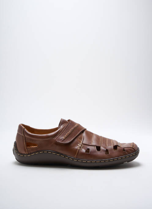 Sandales/Nu pieds marron SWEDI pour homme