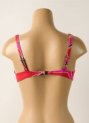 Haut de maillot de bain stretch haut soutien-gorge emboitant rose EMPREINTE femme