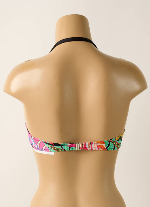 Haut de maillot de bain stretch haut bandeau rose ANTIGEL femme