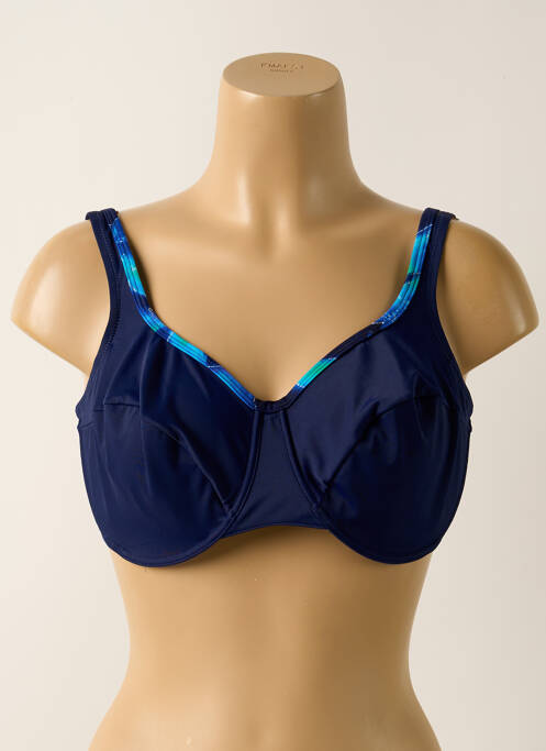 Haut de maillot de bain bleu EMPREINTE pour femme