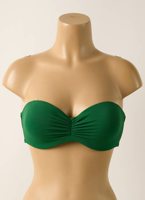 Haut de maillot de bain vert YSABEL MORA pour femme