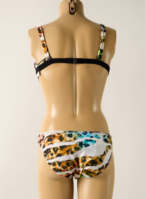 Maillot de bain 2 pièces marron EMPREINTE pour femme