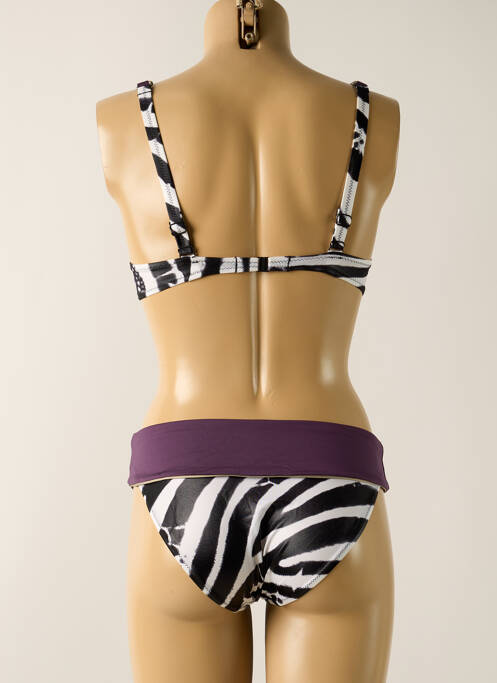 Maillot de bain 2 pièces violet EMPREINTE pour femme