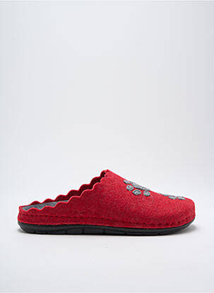 Chaussons/Pantoufles rouge ROHDE femme