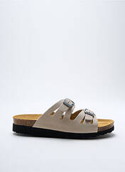 Mules/Sabots beige SANTAFE pour femme seconde vue