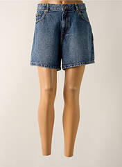 Short bleu ICHI pour femme seconde vue