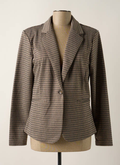 Blazer beige ICHI pour femme