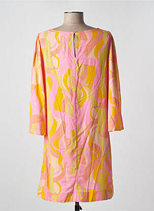 Robe courte manches longues manches longues rose GRACE & MILA femme