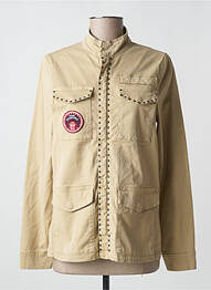 Veste casual coupe droite beige FIVE femme