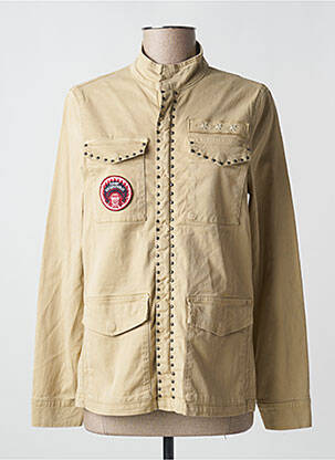 Veste casual coupe droite beige FIVE femme