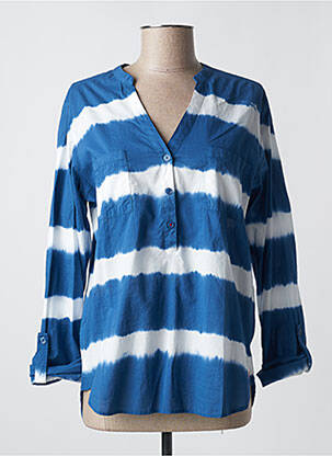 Blouse bleu AMOUR pour femme