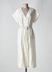 Robe longue blanc SEE U SOON pour femme seconde vue