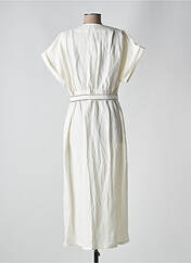 Robe longue blanc SEE U SOON pour femme seconde vue