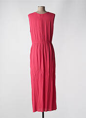 Robe longue rose ICHI pour femme seconde vue