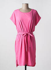 Robe mi-longue rose ICHI pour femme seconde vue