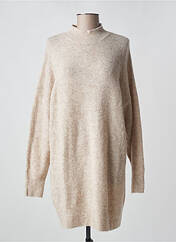 Robe pull beige OBJECT pour femme seconde vue