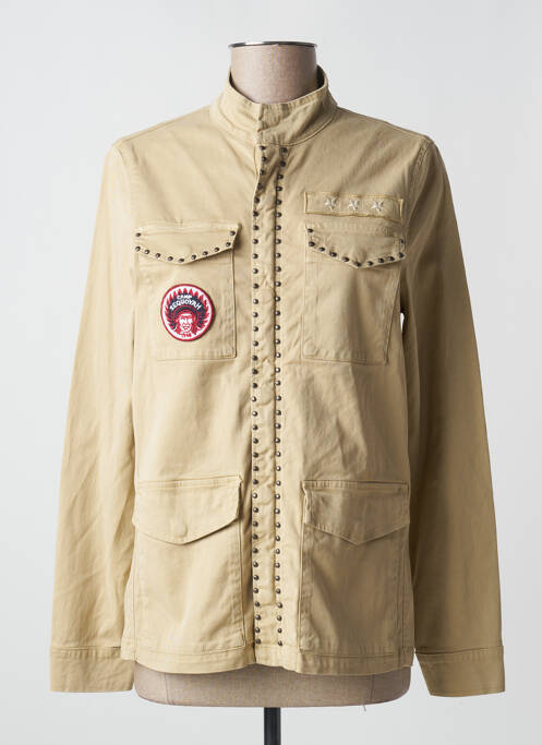 Veste casual coupe droite beige FIVE femme