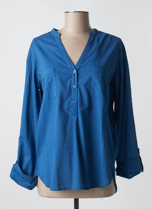 Blouse bleu AMOUR pour femme