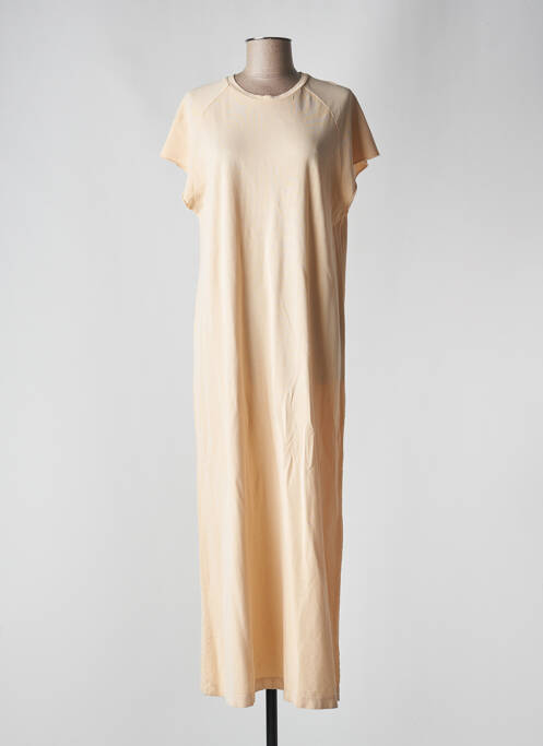 Robe longue beige AMERICAN VINTAGE pour femme