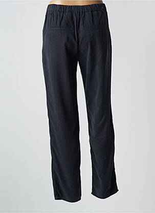 Pantalon chino fermeture zippée sous rabat boutonné taille normale bleu FIVE femme