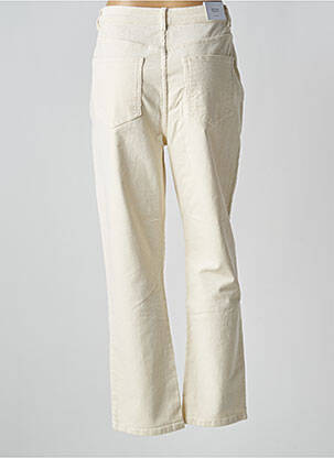 Pantalon droit stretch taille normale beige VILA femme