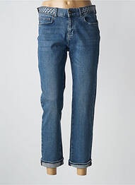Jeans coupe droite taille basse taille basse bleu FIVE femme
