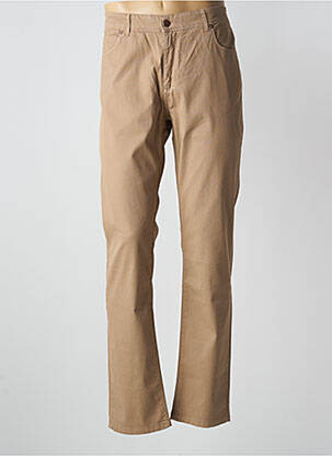 Pantalon slim stretch taille normale marron MCLASSICS homme
