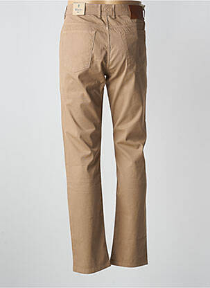 Pantalon slim stretch taille normale marron MCLASSICS homme
