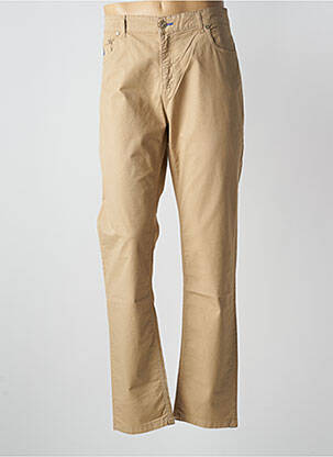 Pantalon slim tissage popeline taille normale beige MCLASSICS homme