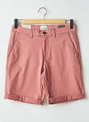 Bermuda tissage popeline taille normale rose DSTREZZED homme