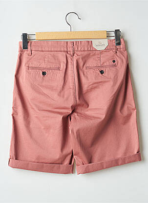 Bermuda tissage popeline taille normale rose DSTREZZED homme