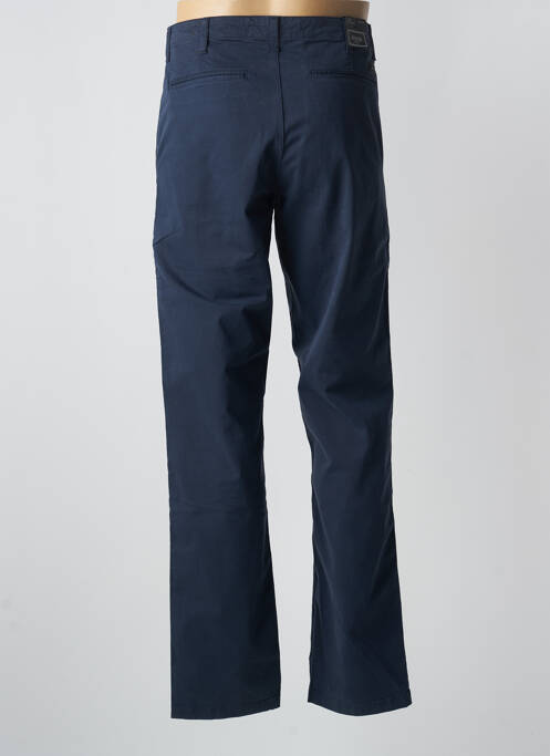 Pantalon chino tissage popeline taille normale bleu GUESS homme