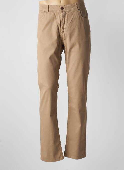 Pantalon slim stretch taille normale marron MCLASSICS homme